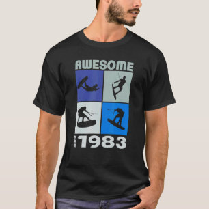 T-shirt Magnifique depuis 1983 Wakeboard lifestyle