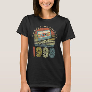 T-shirt Magnifique depuis 1998 Vintage 1998 24e anniversai