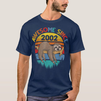 T-shirt Magnifique depuis 2002 Anniversaire 20 ans Bir