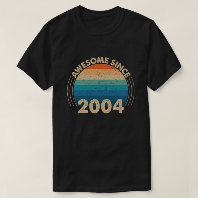 T-shirt Magnifique depuis 2004 (Design devant)