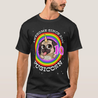 T-shirt Magnifique depuis 2009 Pugicorn