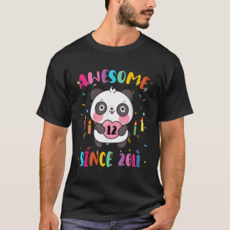 T-shirt Magnifique Depuis 2011 12E 12 Panda