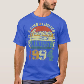T-shirt Magnifique depuis août 1994 28e anniversaire 28 an