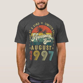 T-shirt Magnifique depuis août 1997 Vintage 25e anniversai