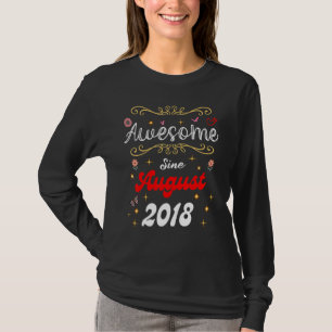 T-shirt Magnifique depuis août 2018 Fleurs et Butte d'anni
