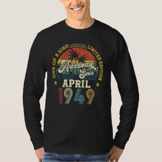 T-shirt Magnifique depuis avril 1949 Vintage 73ème anniver
