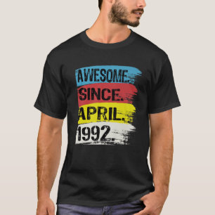 T-shirt Magnifique Depuis Avril 1992 Aries Girl Taurus Kin