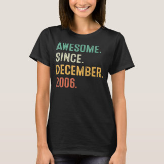 T-shirt Magnifique depuis décembre 2006 16e anniversaire C