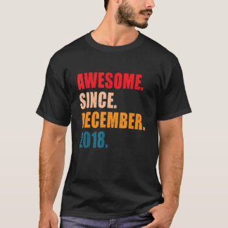 T-shirt Magnifique depuis décembre 2018 Vintage Personnali