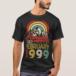 T-shirt Magnifique depuis février 1999 24e anniversaire 24