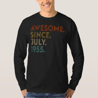 T-shirt Magnifique depuis juillet 1955 Vintage 67ème anniv