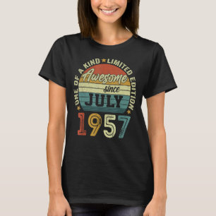 T-shirt Magnifique Depuis Juillet 1957 65 Ans 65ème Annive