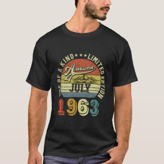 T-shirt Magnifique Depuis Juillet 1963 Un Des Types