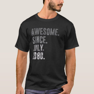 T-shirt Magnifique depuis juillet 1980 42e anniversaire Vi