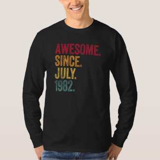 T-shirt Magnifique depuis juillet 1982 40e anniversaire 40