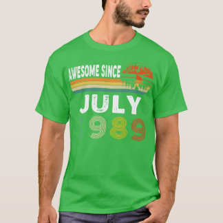 T-shirt Magnifique Depuis Juillet 1989