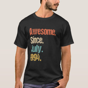 T-shirt Magnifique depuis juillet 1994 28e anniversaire Vi