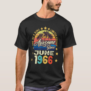 T-shirt Magnifique depuis juin 1966 Vintage 56ème annivers