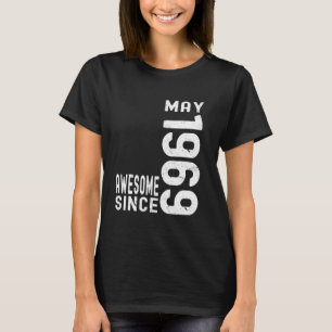 T-shirt Magnifique Depuis Mai 1969, Né En 1969 Mai Anniver
