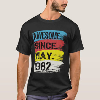T-shirt Magnifique Depuis Mai 1982 Gemini Homme Taurus Gir