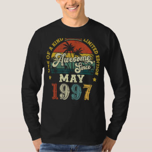 T-shirt Magnifique depuis mai 1997 Vintage 25e anniversair