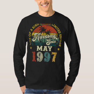 T-shirt Magnifique depuis mai 1997 Vintage 25e anniversair