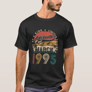 T-shirt Magnifique depuis mars 1995 30 ans 30e anniversair