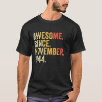 Magnifique Depuis Novembre 1944 Cadeaux de 78 Ans