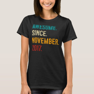 T-shirt Magnifique depuis novembre 2017 5e anniversaire 5