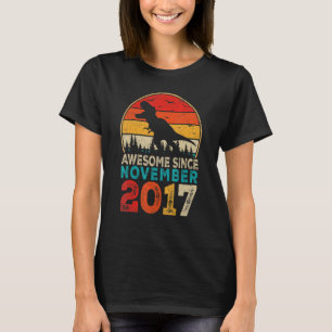 T-shirt Magnifique depuis novembre 2017 5e anniversaire Bo