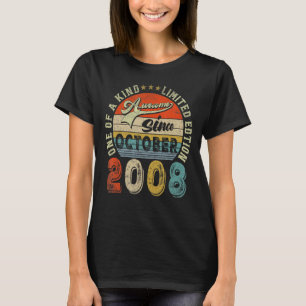T-shirt Magnifique depuis octobre 2008 14e anniversaire 14