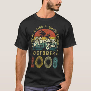 T-shirt Magnifique Depuis Octobre 2008 15 Ans 15e Naissanc