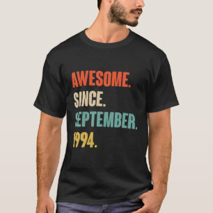 T-shirt Magnifique Depuis Septembre 1994 Anniversaire - Do