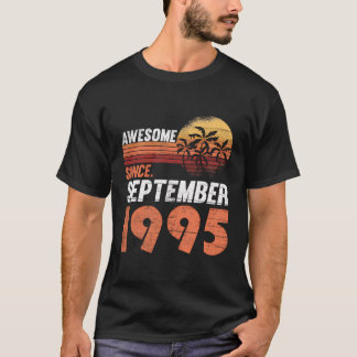 T-shirt Magnifique Depuis Septembre 1995 Hommes Femmes Ann