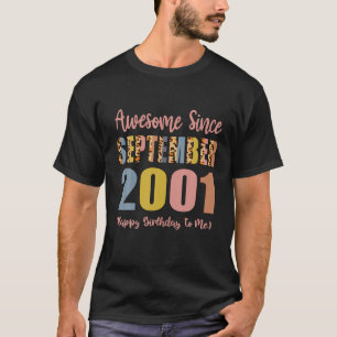 T-shirt Magnifique Depuis Septembre 2001 20 Ans 20E Bir