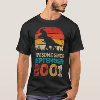 T-shirt Magnifique depuis septembre 2001 21e anniversaire 