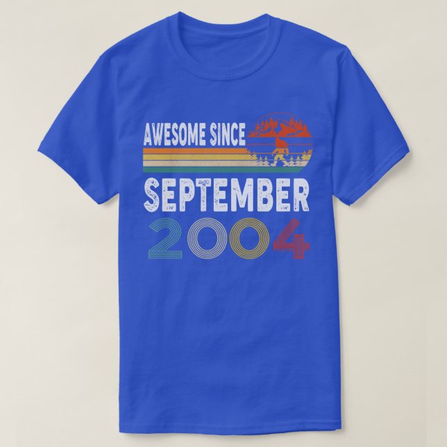 T-shirt Magnifique Depuis Septembre 2004 (Design devant)
