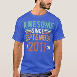 T-shirt Magnifique Depuis Septembre 2011 Chemise, 11 Ans 1
