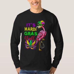 T-shirt Magnifique Flamant rose Mardi Gras Funny Carnival