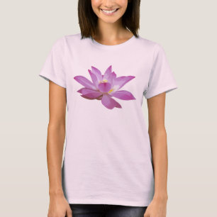 T-shirt Magnifique Lotus Rose Fleur Pleine Fleur