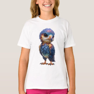 T-shirt Magnifique Phoenix Arc-en-ciel Hibou Enfant Vêteme