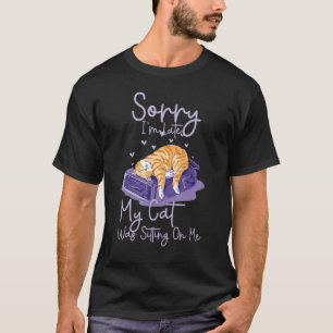 T-shirt Magnifique Remerciement Désolé d'être en retard Mo