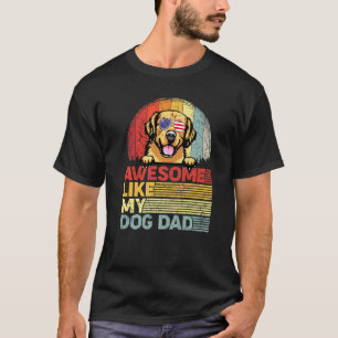 T-shirt Magnifique Retriever doré en détresse comme mon ch