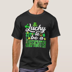 T-shirt Magnifique Saint-Patricks Day Pour Être Un Pompier