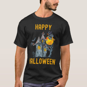 T-shirt Magnifique Sorcière Hantée Maison Mon Costum Hallo