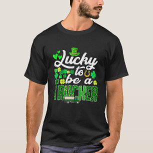 T-shirt Magnifique St. Patricks Day Pour Être Un Trucker D