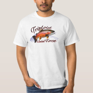 T-shirt Magnifique Truite Arc-en-ciel Triploïde "Une Force