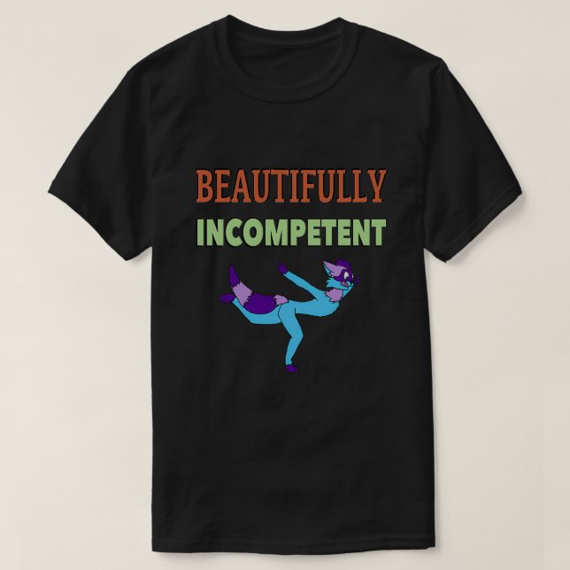 T-shirt Magnifiquement incompétent (Design devant)