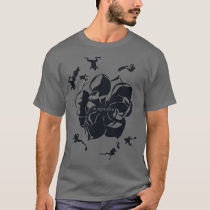 T-shirt Magnolia 1999 noir