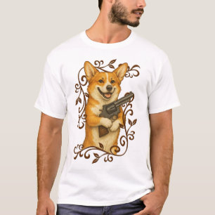 T-shirt Magnum Corgi I - Bordure à défilement